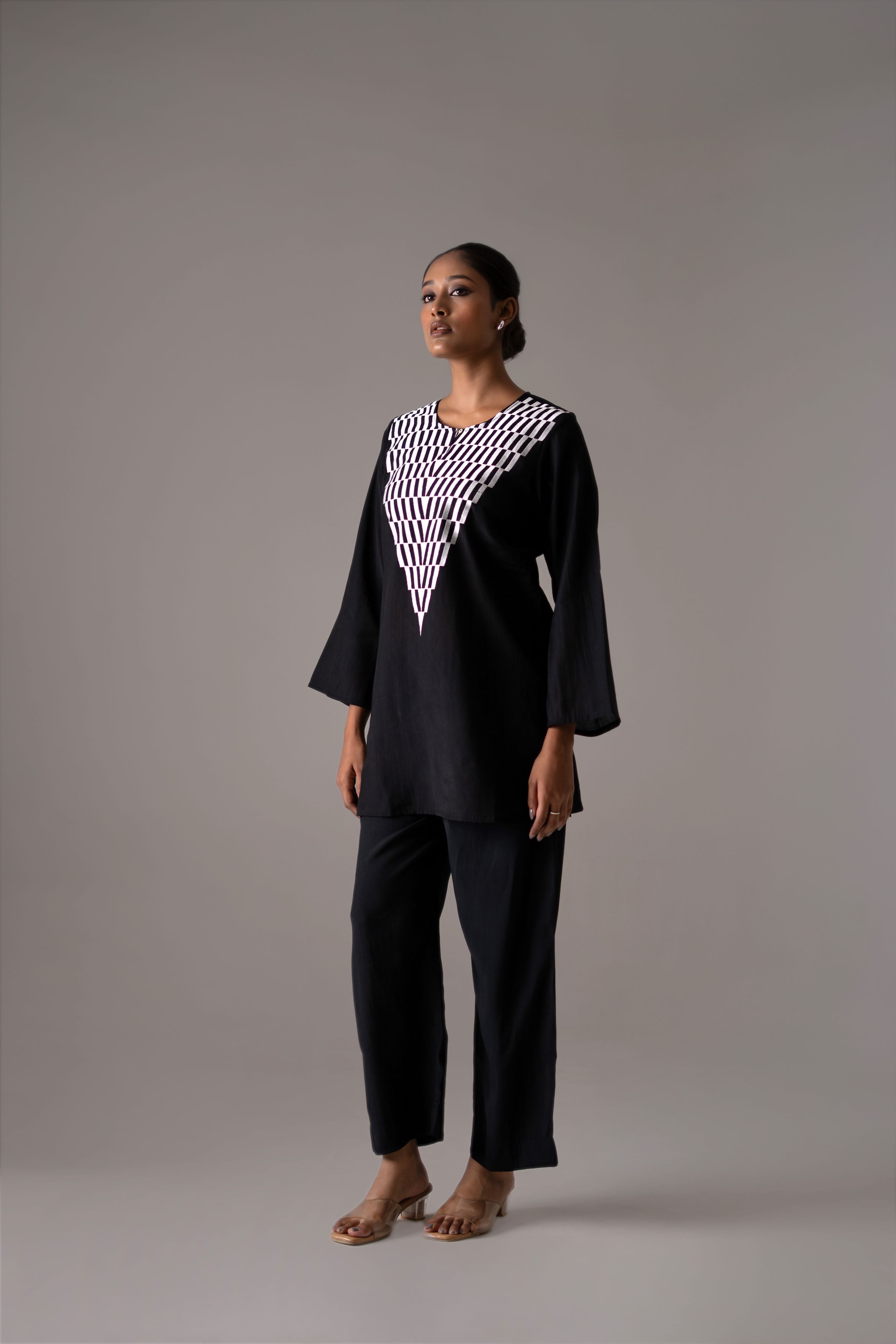 Classic Black Handcrafted Co-Ord Set