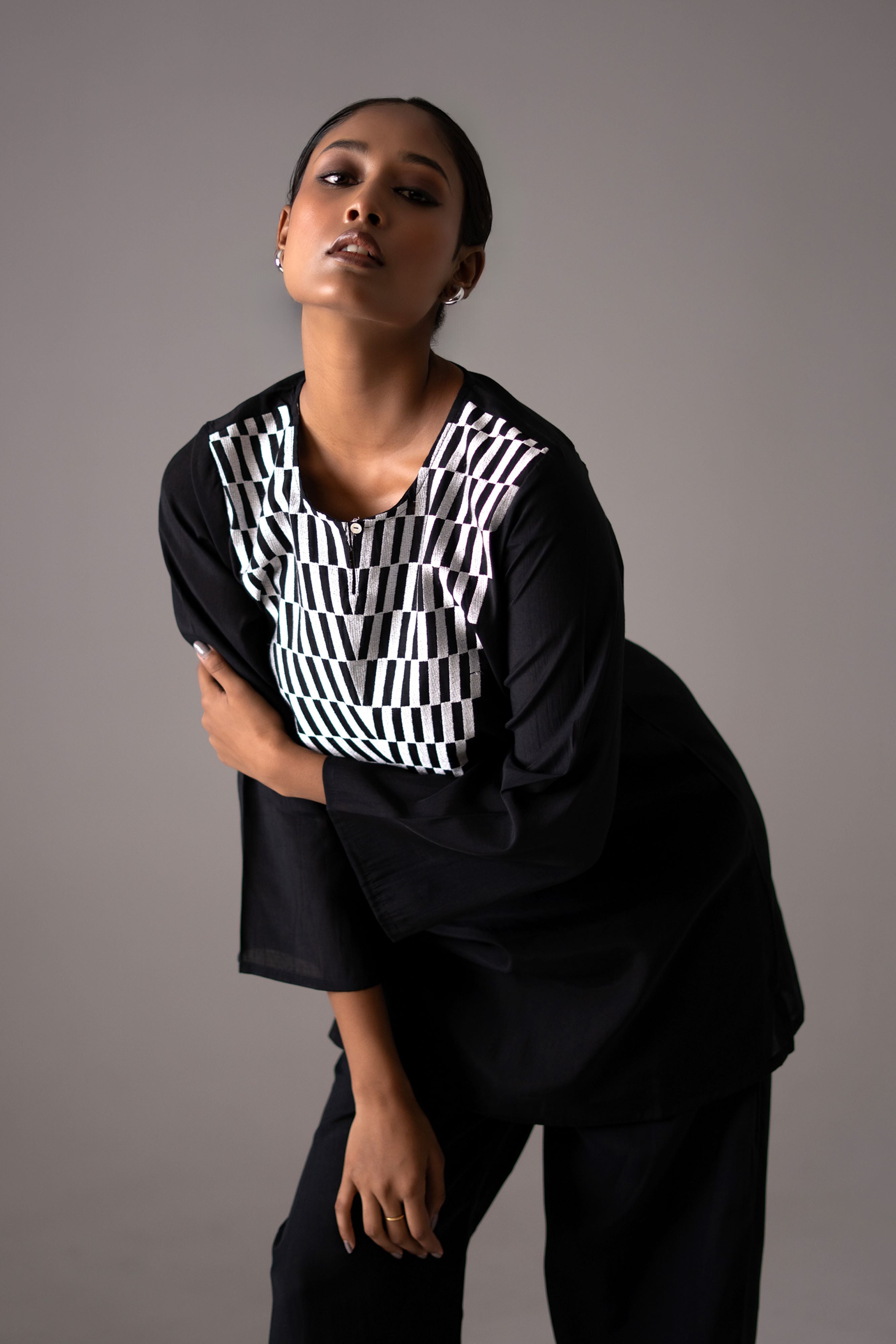 Classic Black Handcrafted Co-Ord Set