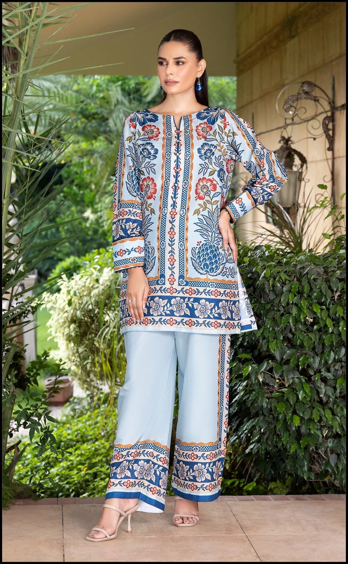 Summer Bliss Korean Silk Co-Ord Set