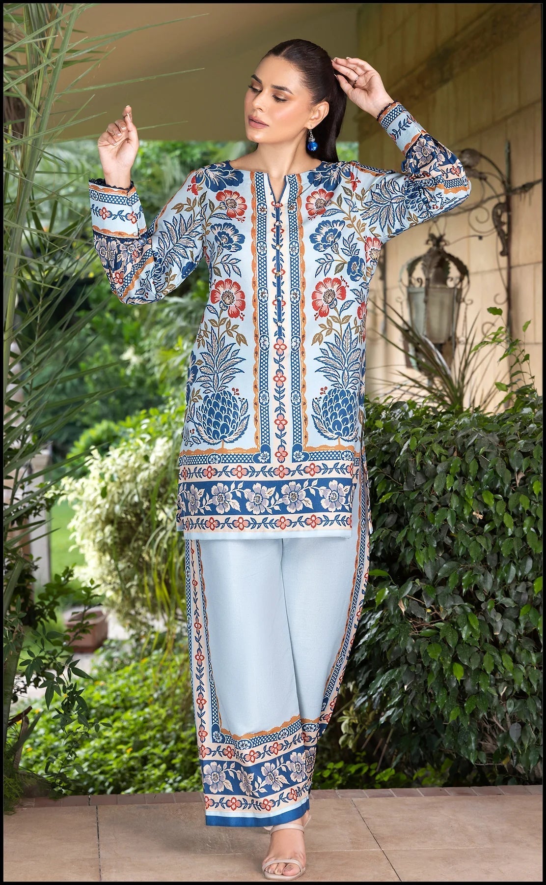 Summer Bliss Korean Silk Co-Ord Set