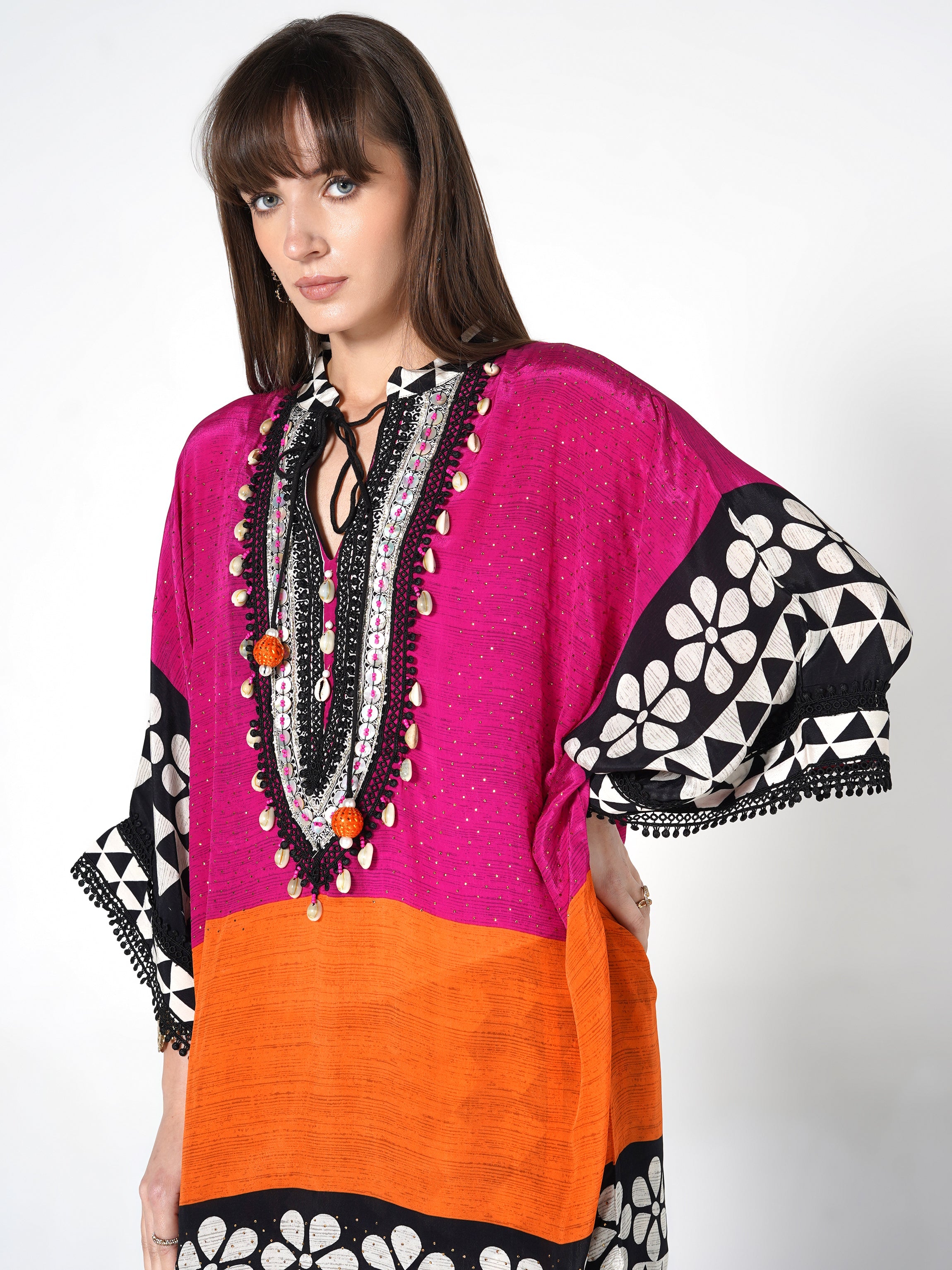 Multicolor Printed Crepe Silk Co-Ord Set