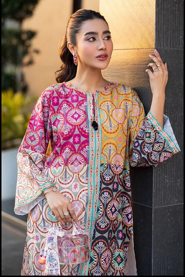 Multicolor Printed Cotton Co-Ord Set