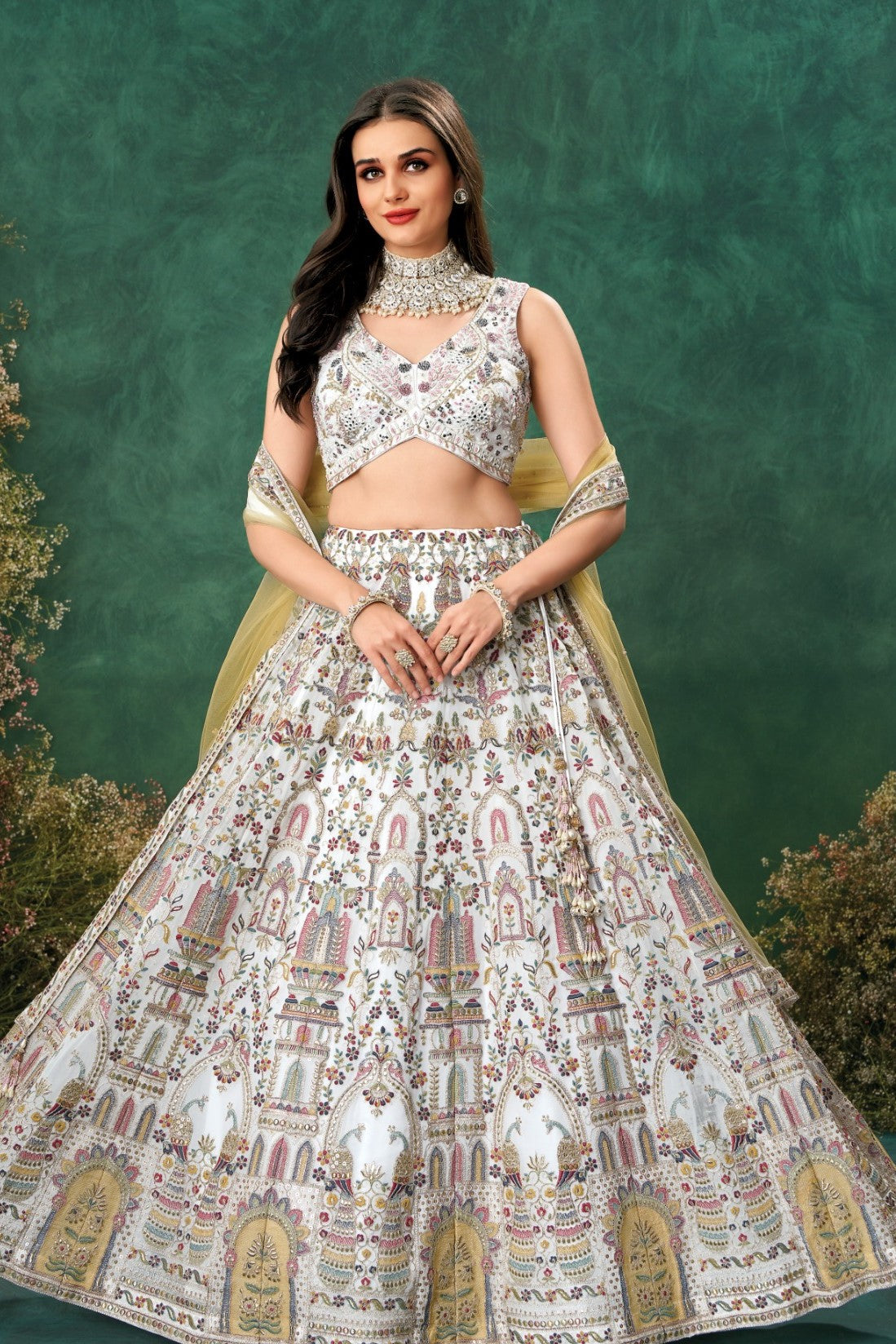Royal Haveli Tales Embroidered Lehenga Set