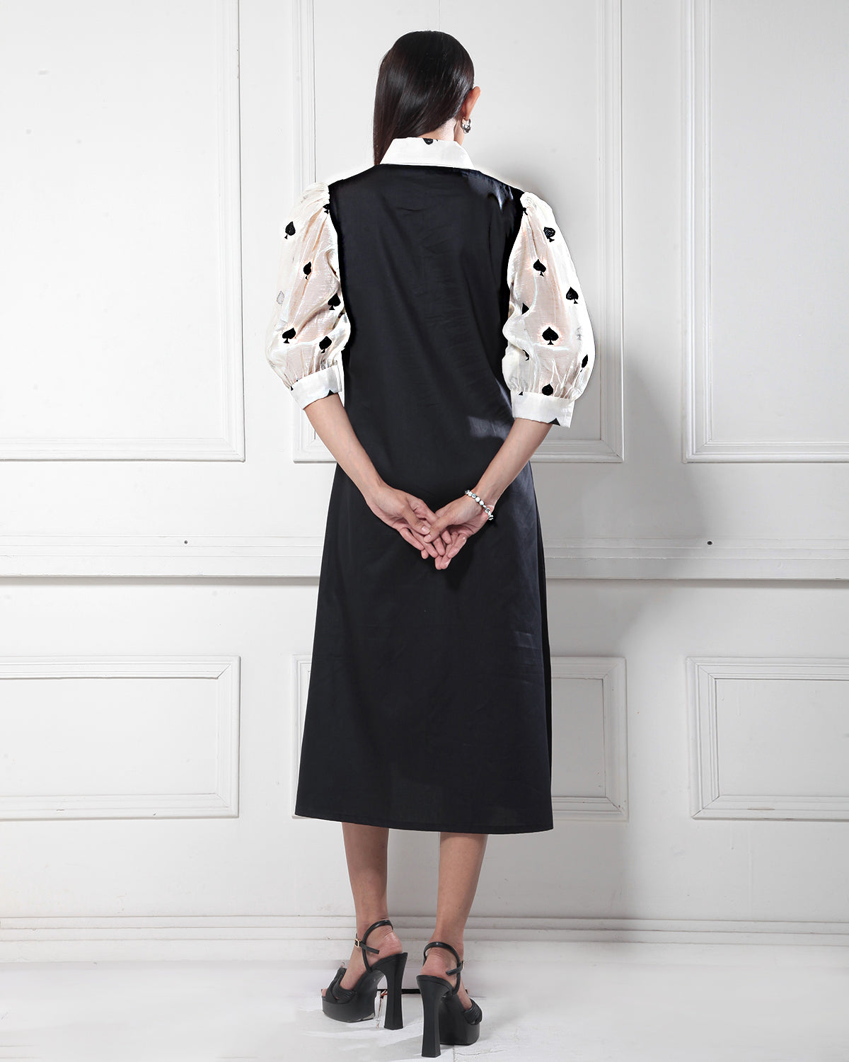 Black & White Monochromatic Dress