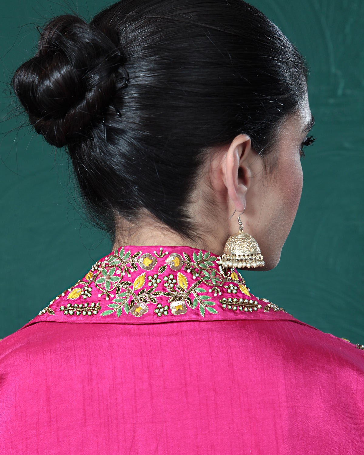 Polish Pink Handwork Palazzo Set