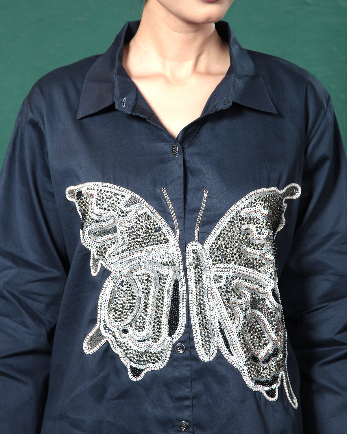 Blue Butterfly Co-Ord Set