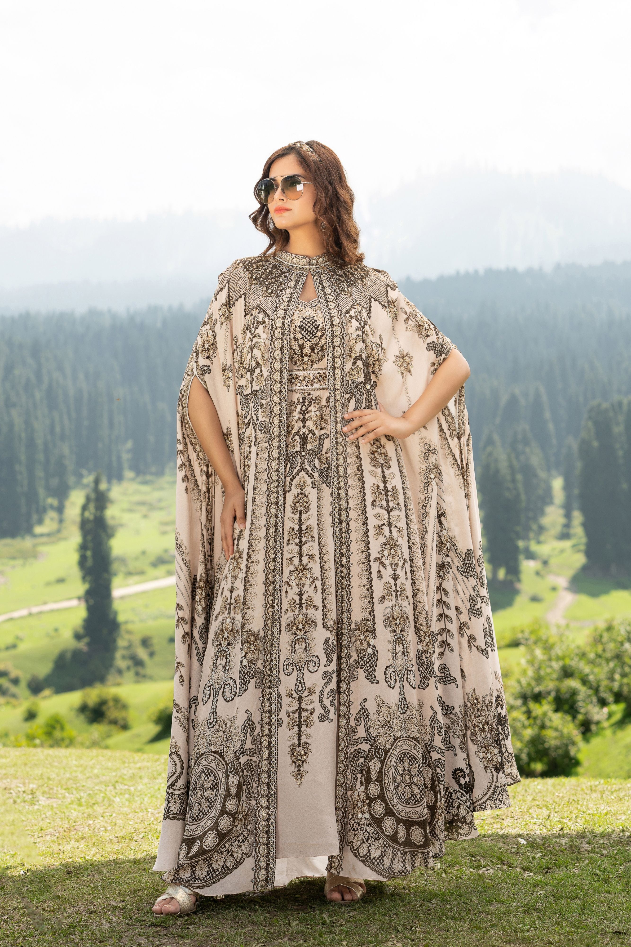 Warm Champagne Gown Jacket