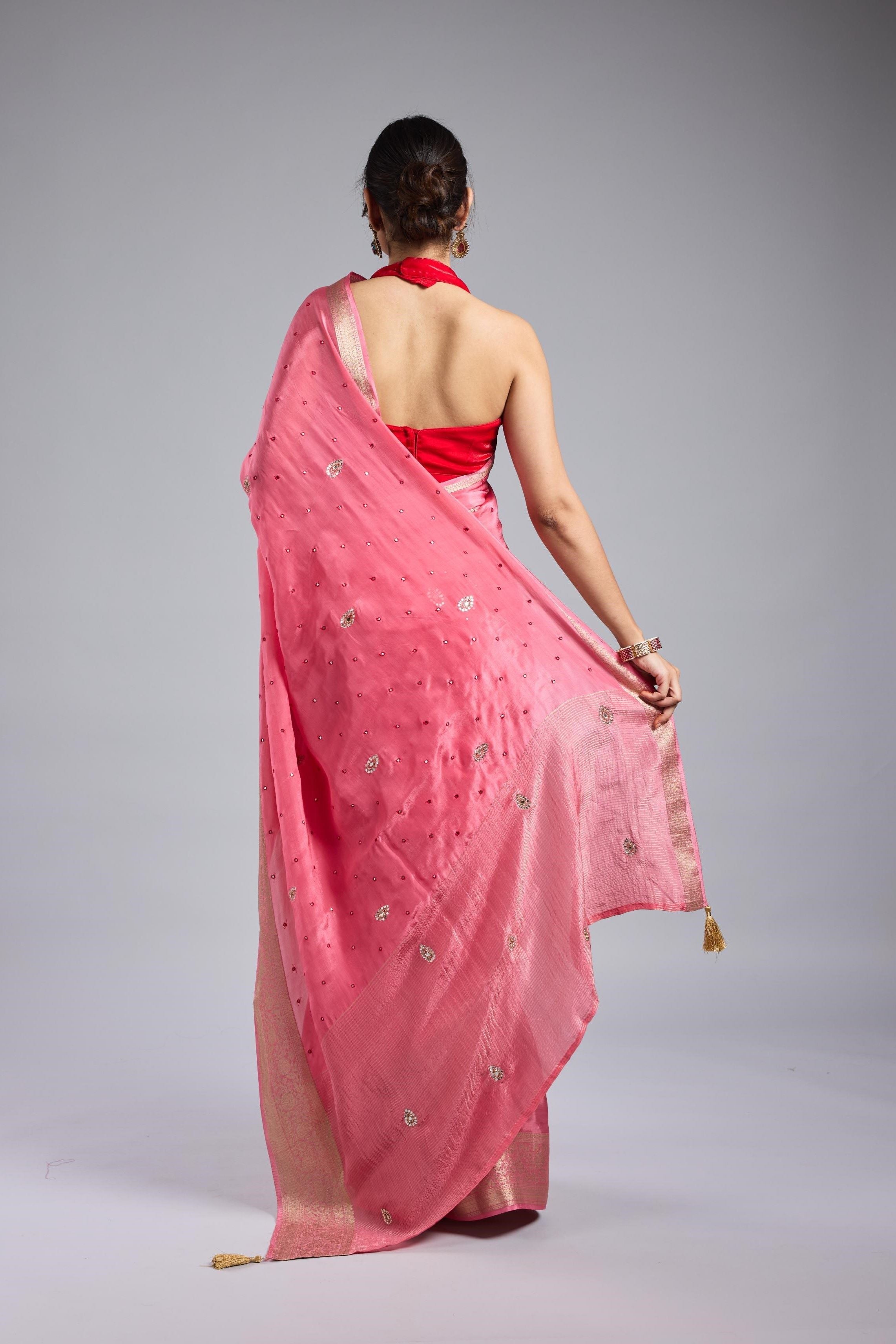 Rose Rani Dola Silk Saree