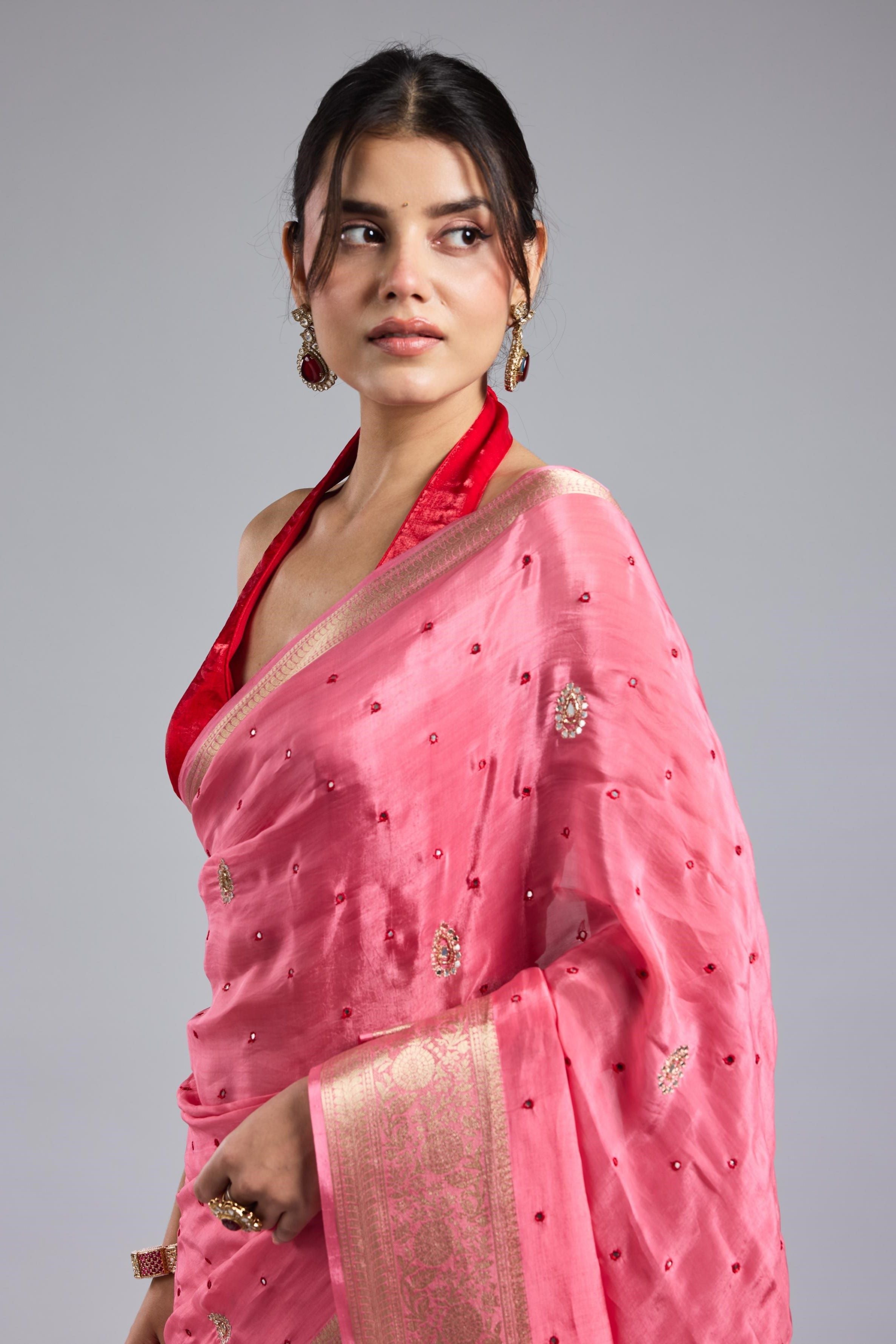 Rose Rani Dola Silk Saree