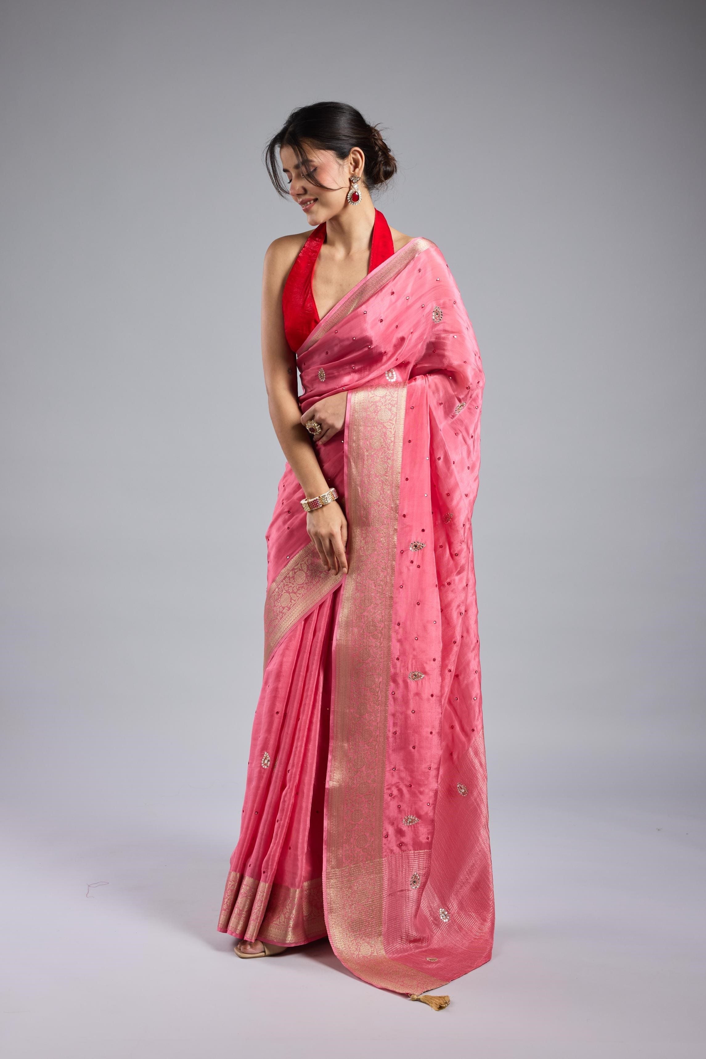 Rose Rani Dola Silk Saree