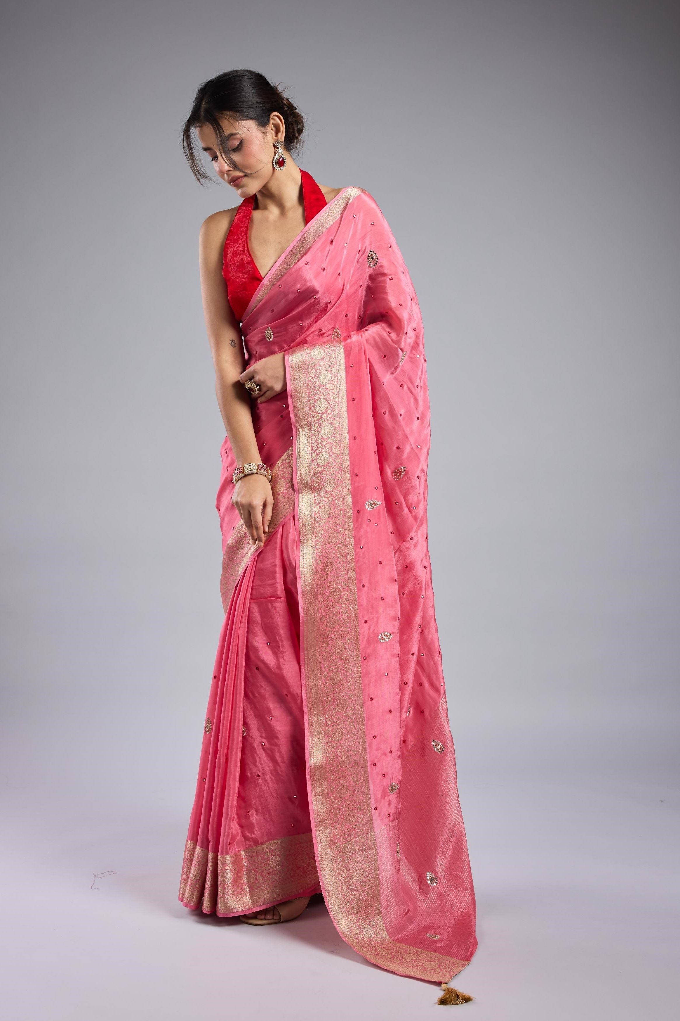 Rose Rani Dola Silk Saree