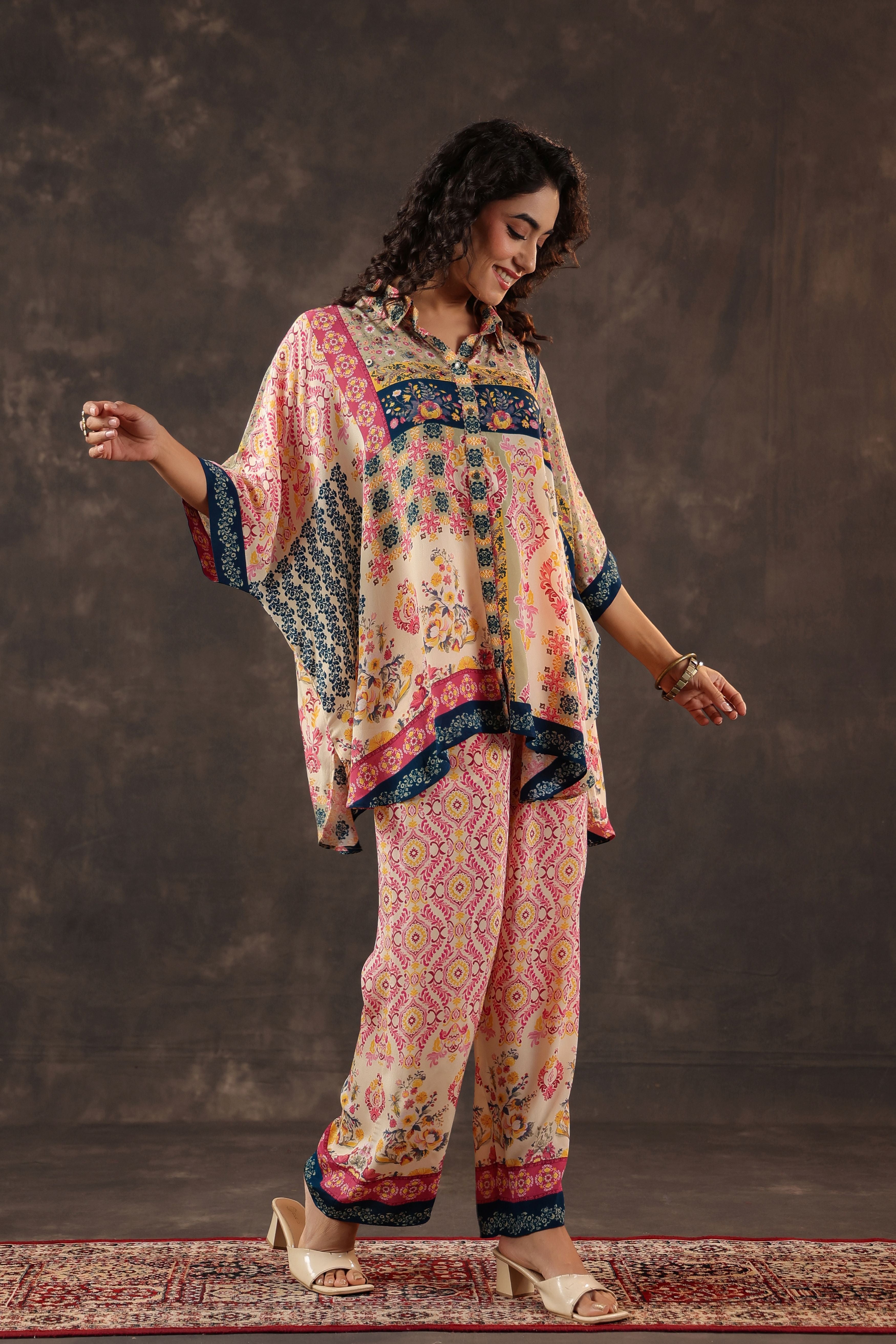 Multi Muse Printed Crepe Silk Co-Ord Set