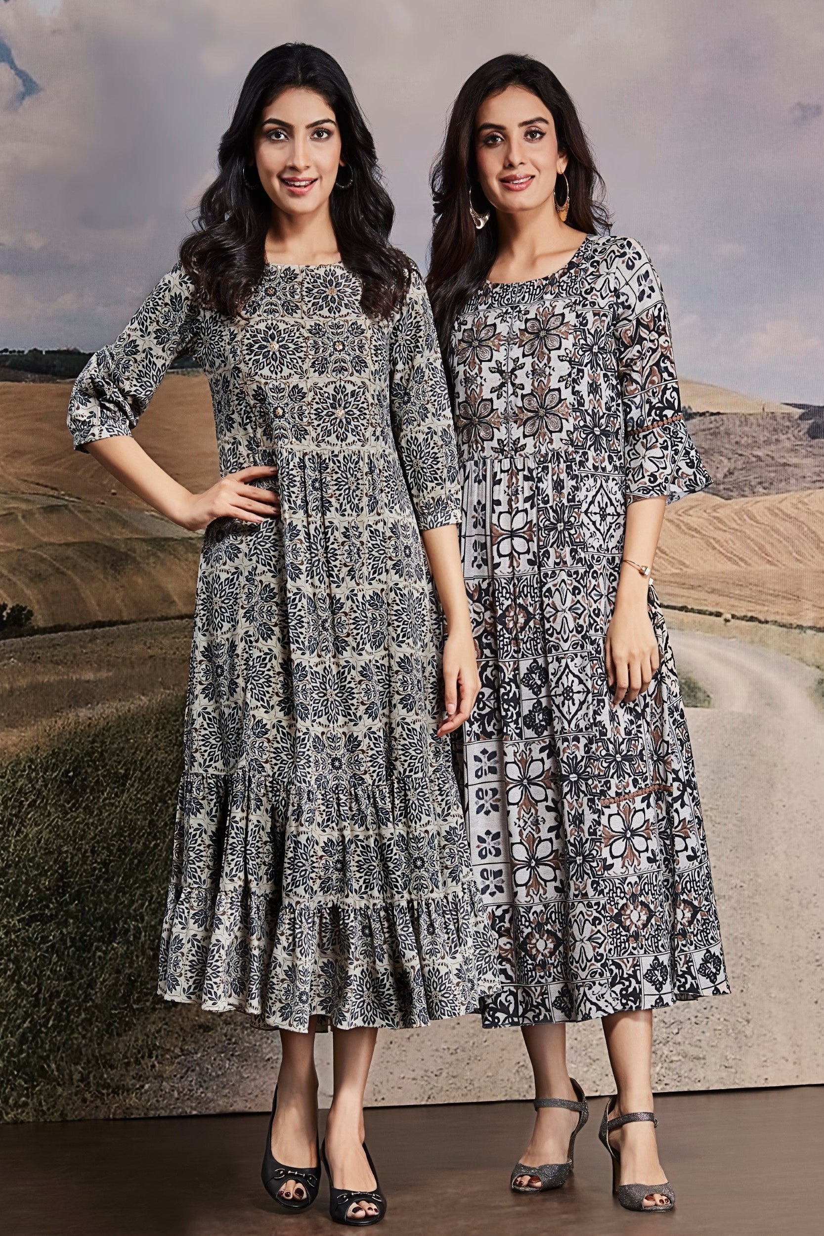 Soft Ivory Embellished Organic Cotton Dress