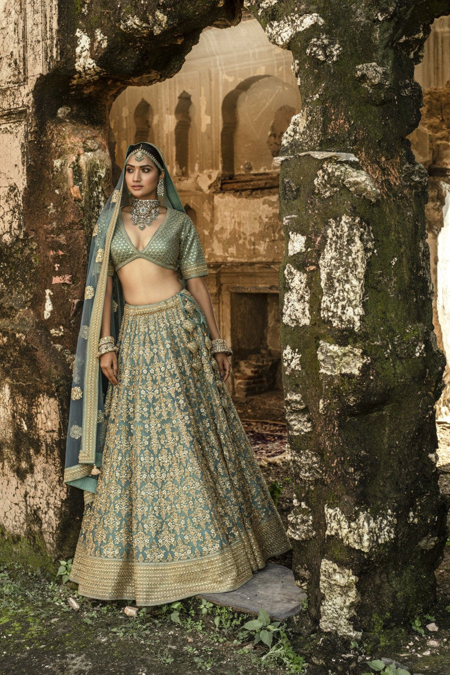 Firoza Embroidered Lehenga Set