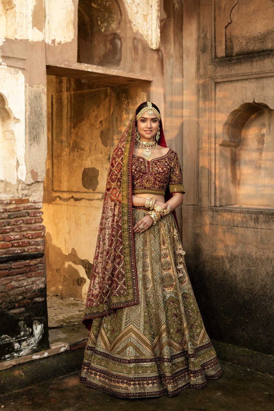 Gauhar Embroidered Lehenga Set