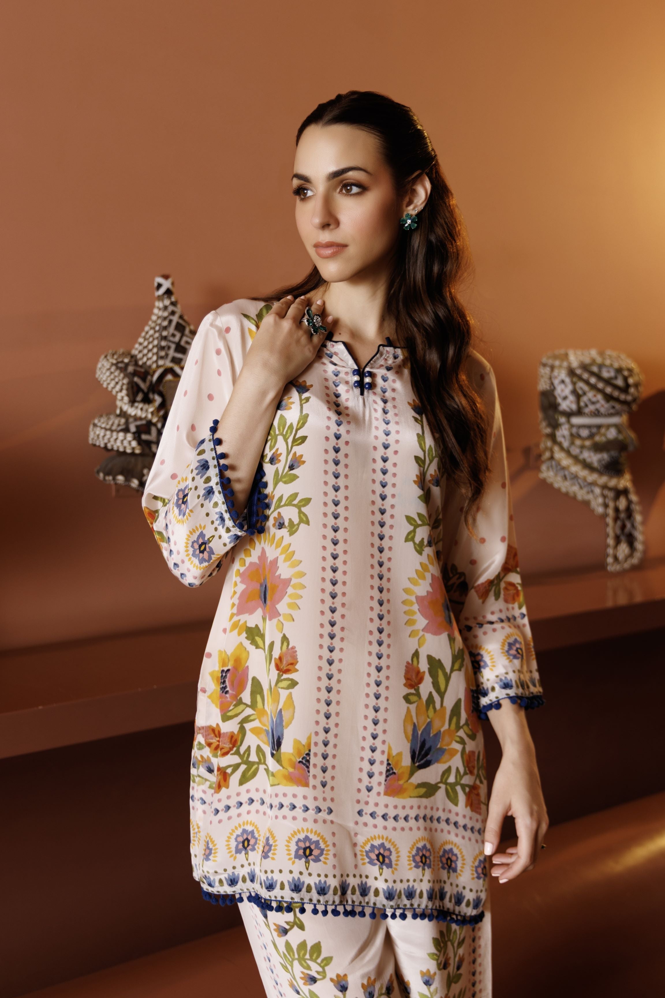 Pink Canvas Floral Story Co-Ord Set