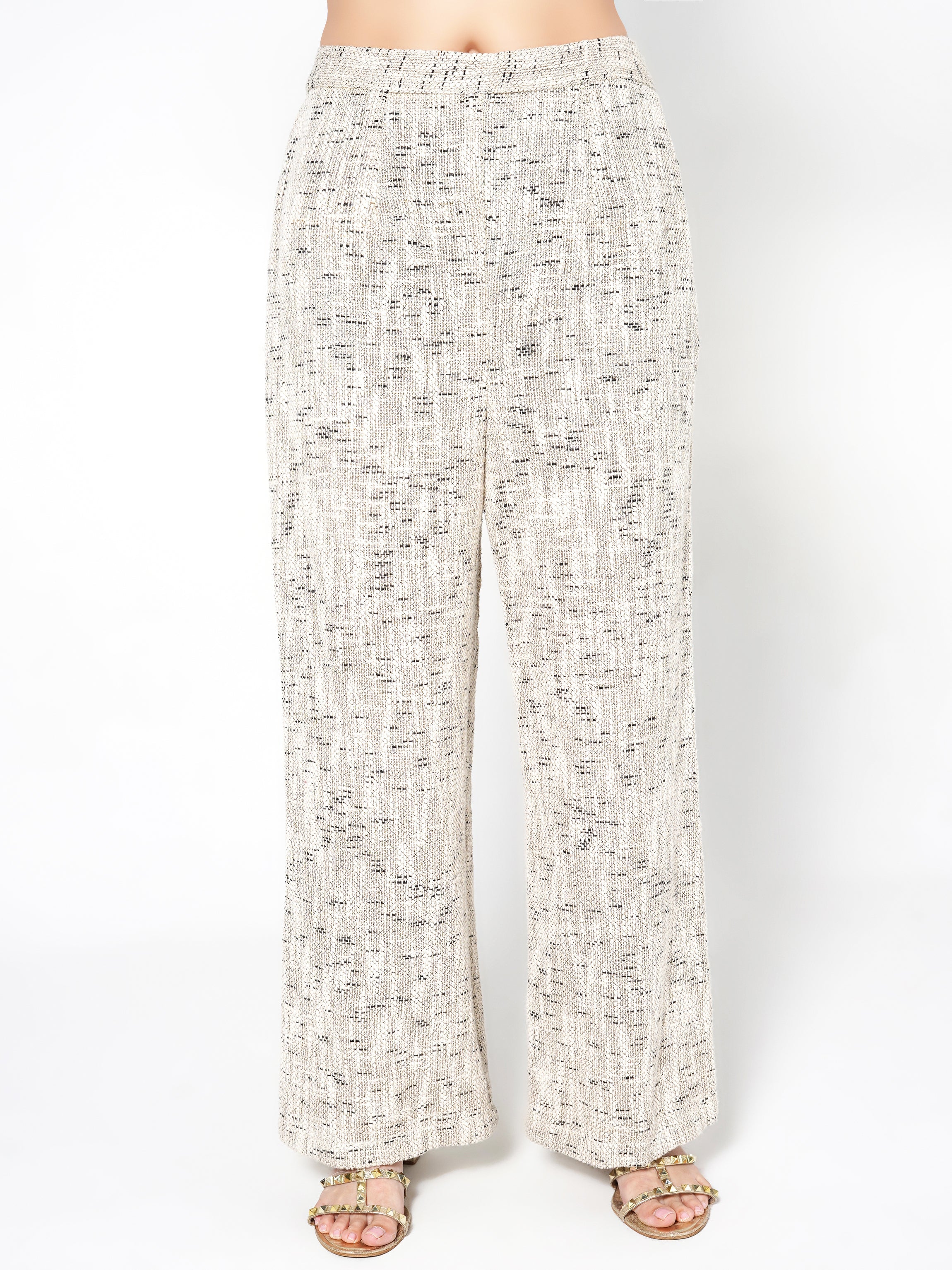 Speckled Beige Beaded Jute Co-ord Set
