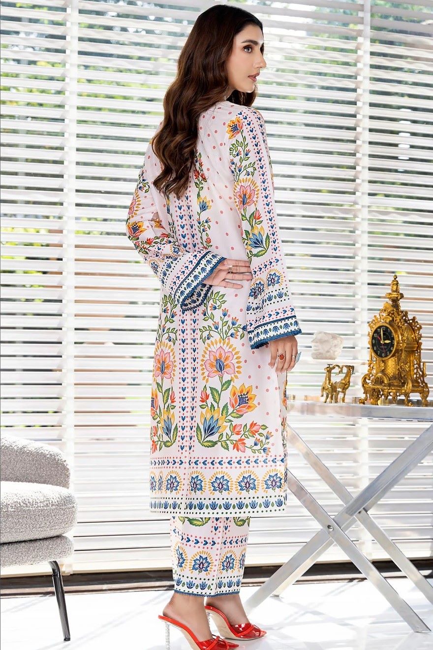 Blush Breeze Digital Printed Premium Silk Palazzo Set