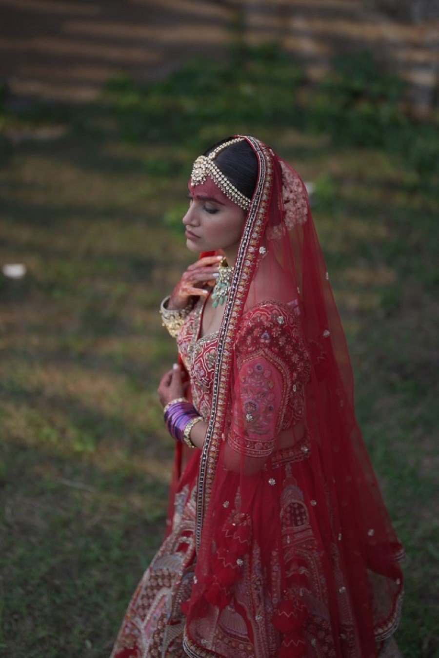 Laal Mahal Embroidered Lehenga Set