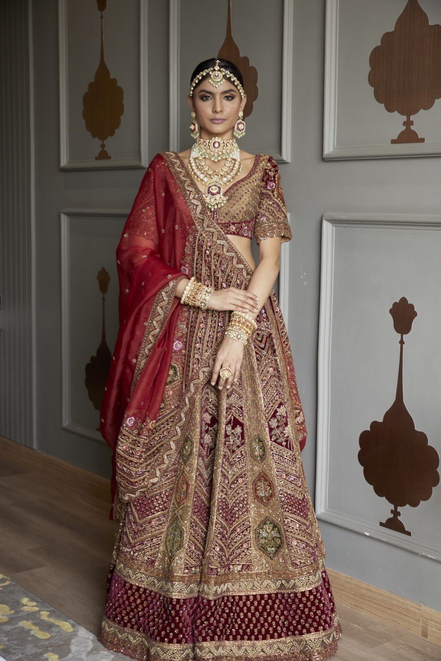 Sayonee Heavy Embroidered Lehenga Set