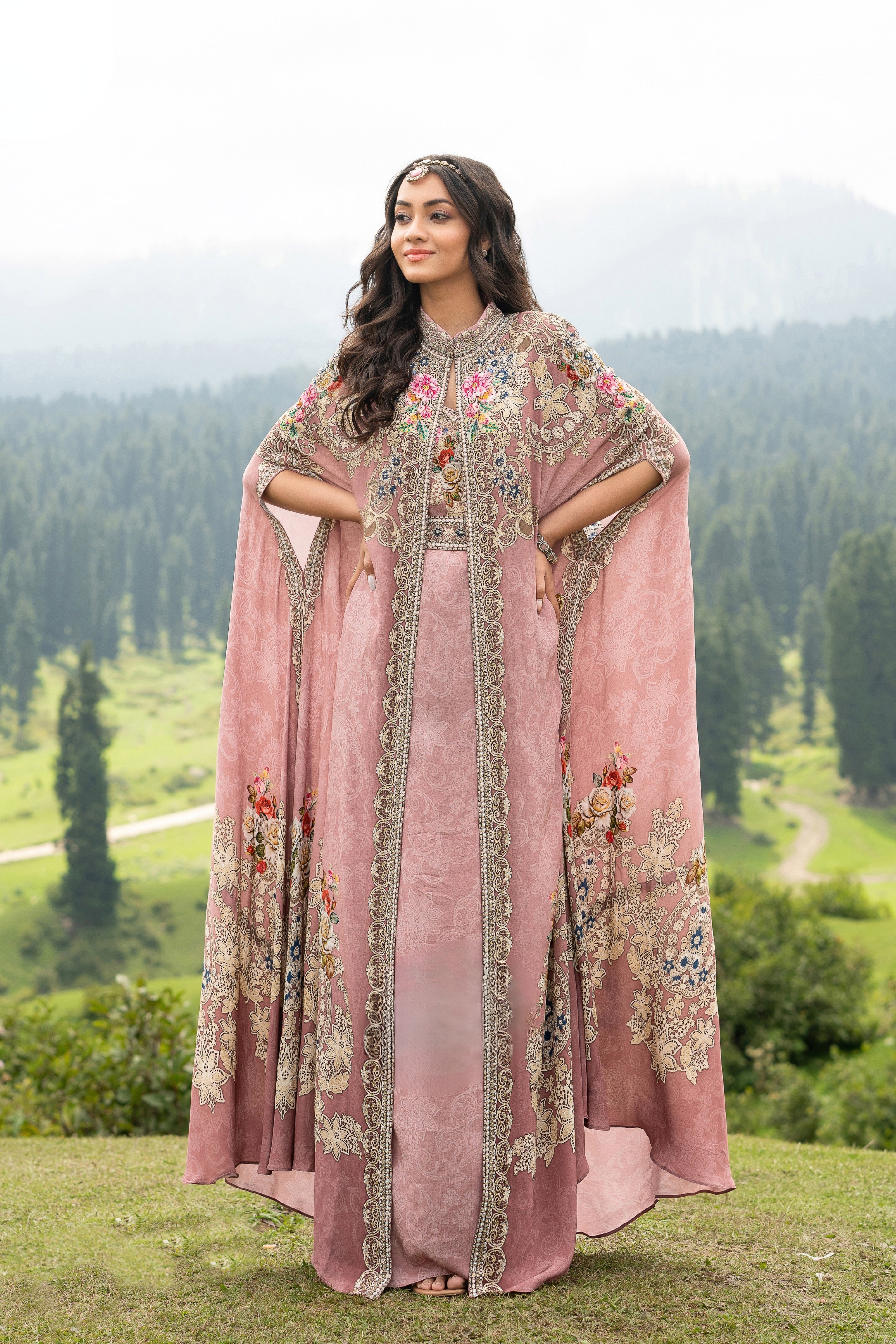 Warm Blush Gown Jacket