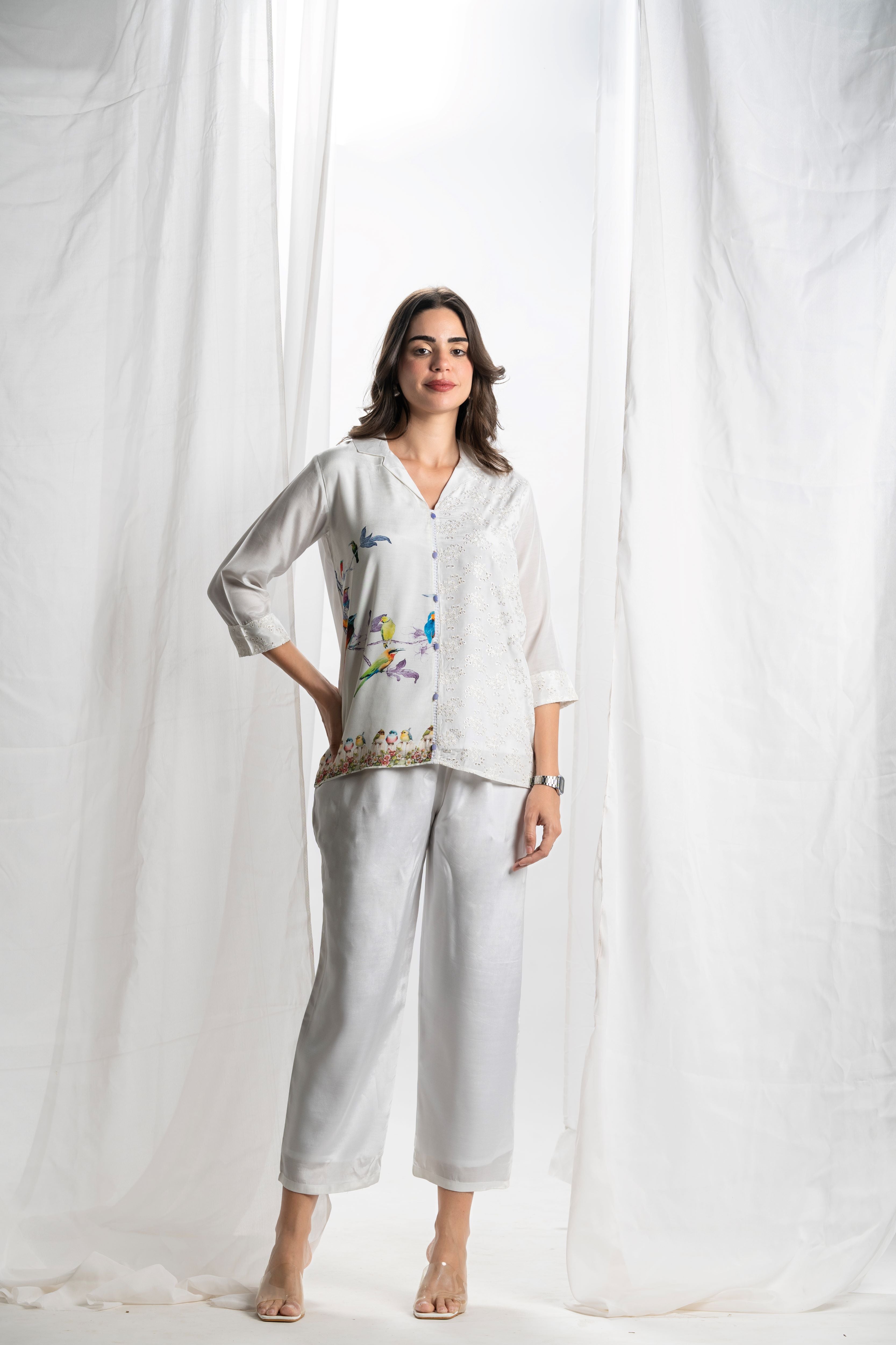 Chirpy Whites Co-Ord Set