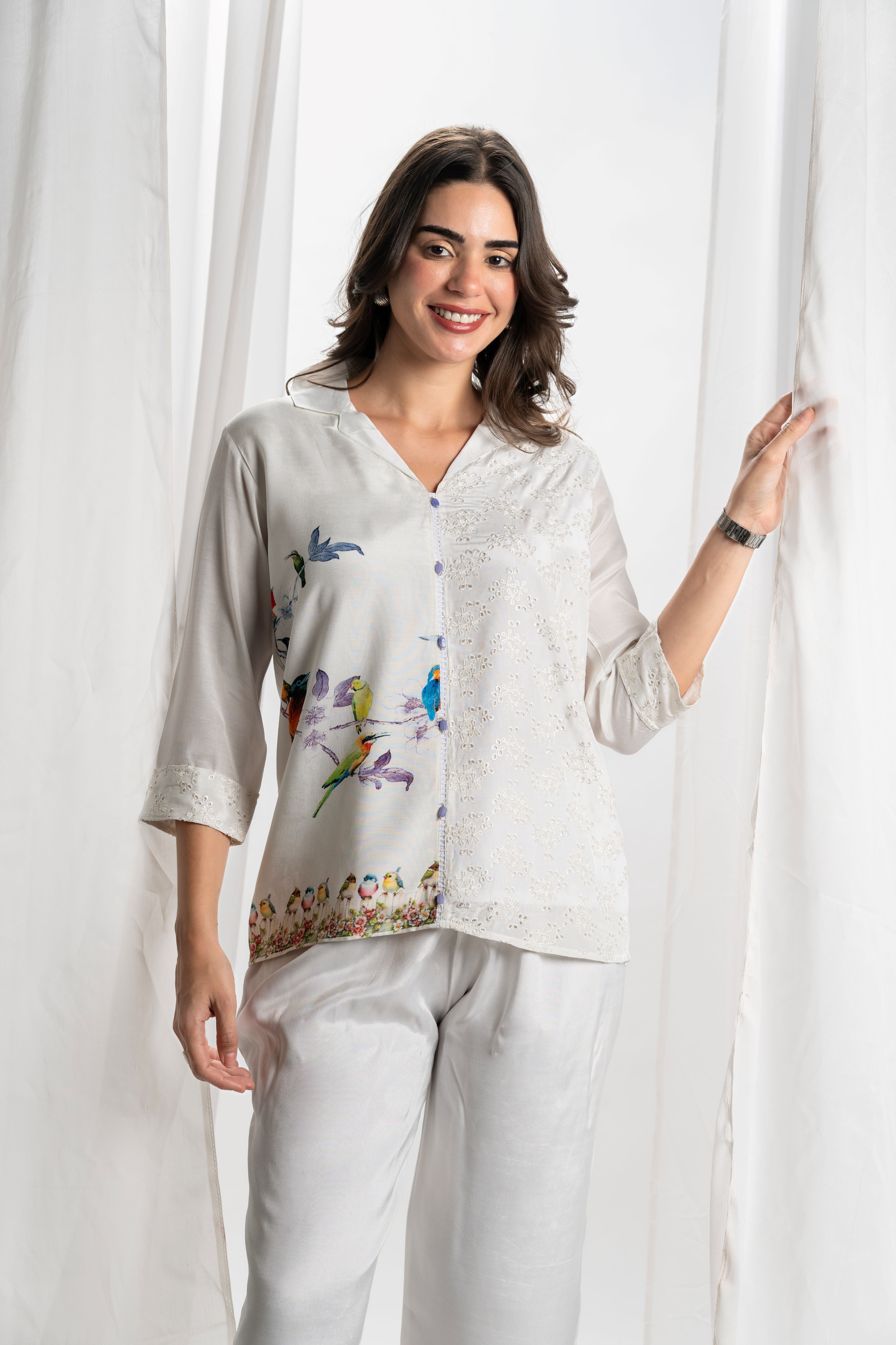 Chirpy Whites Co-Ord Set