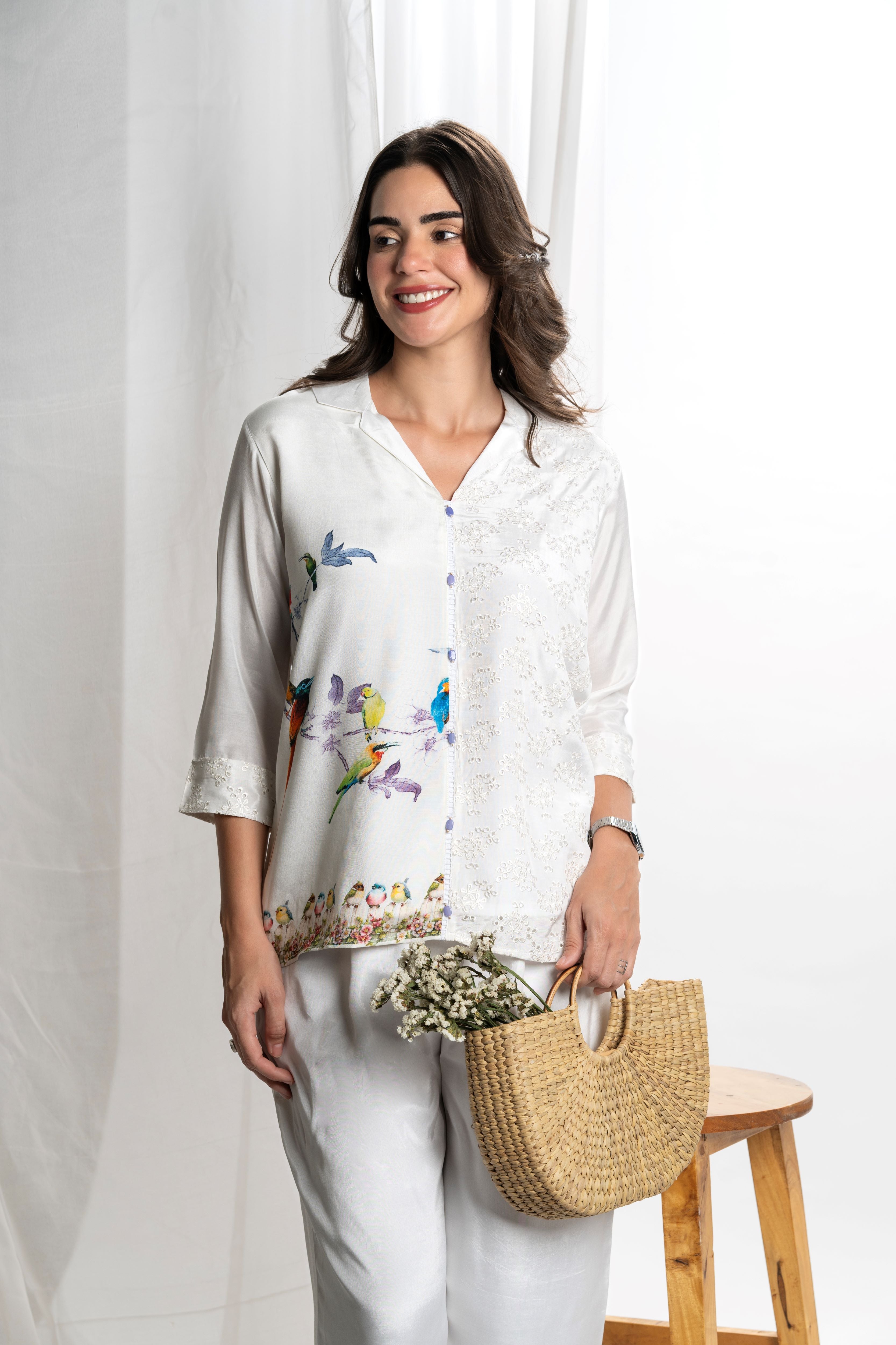 Chirpy Whites Co-Ord Set