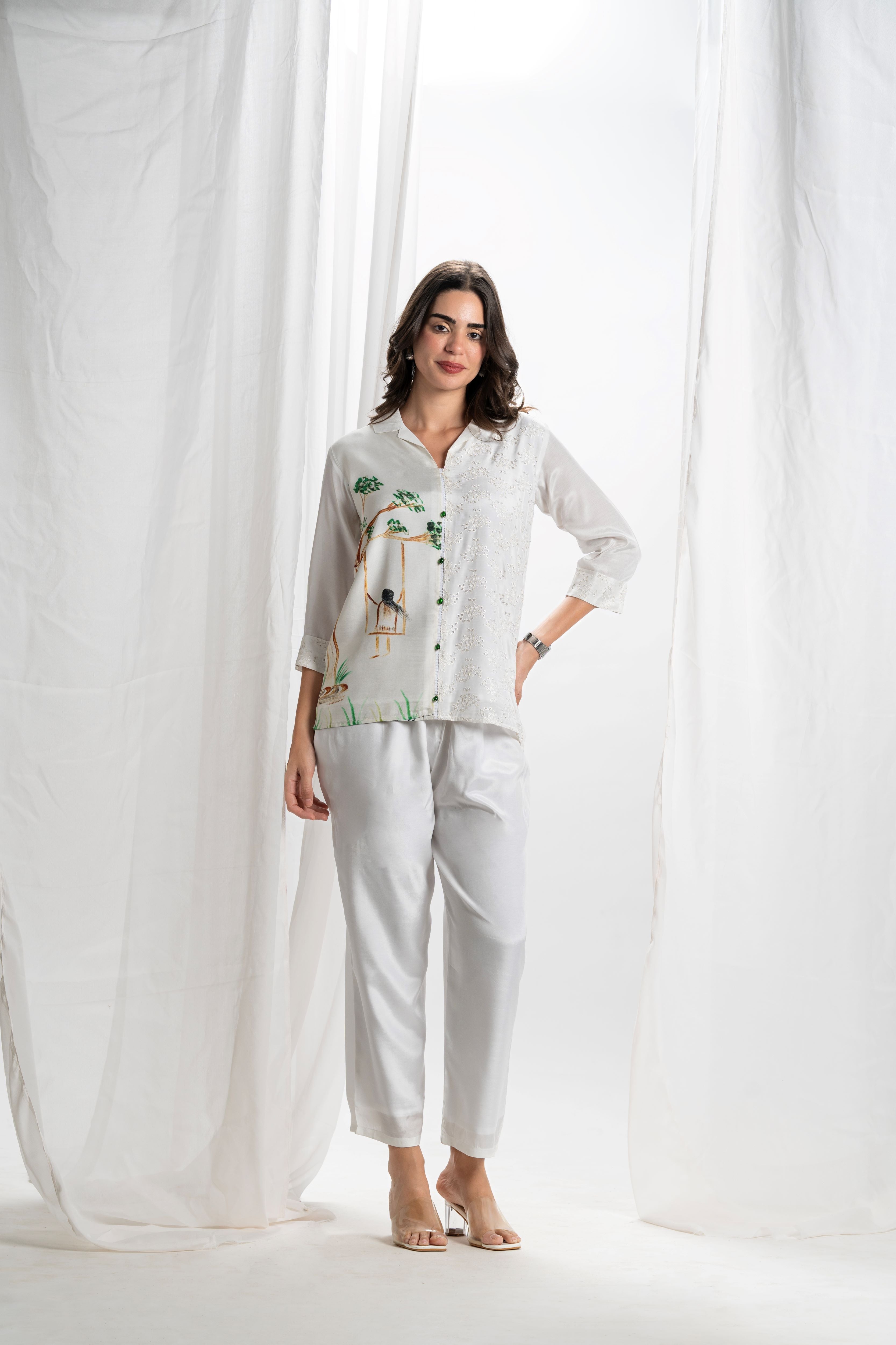 Chirpy Whites Co-Ord Set
