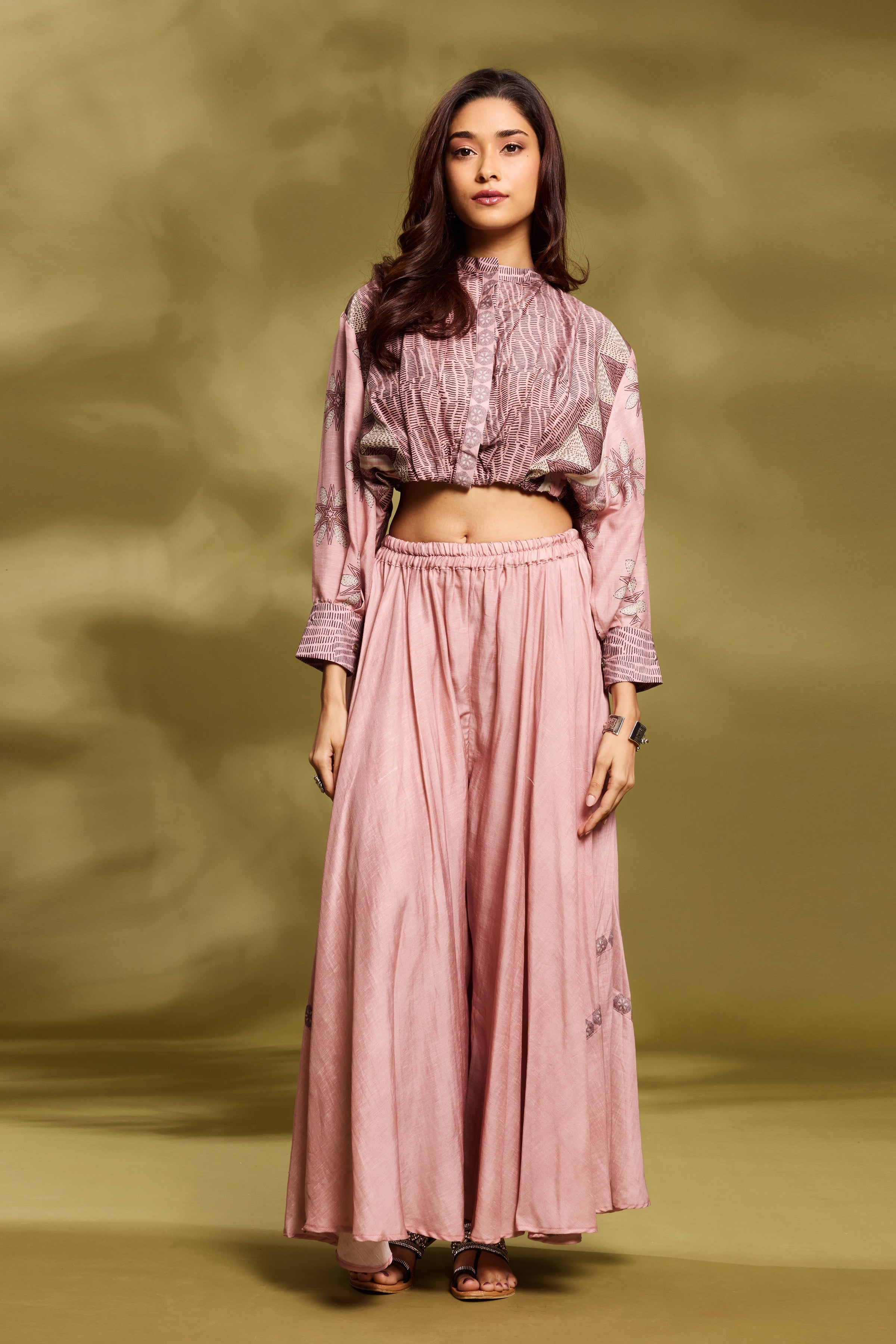 Pink Ethnic Co-Ord Set