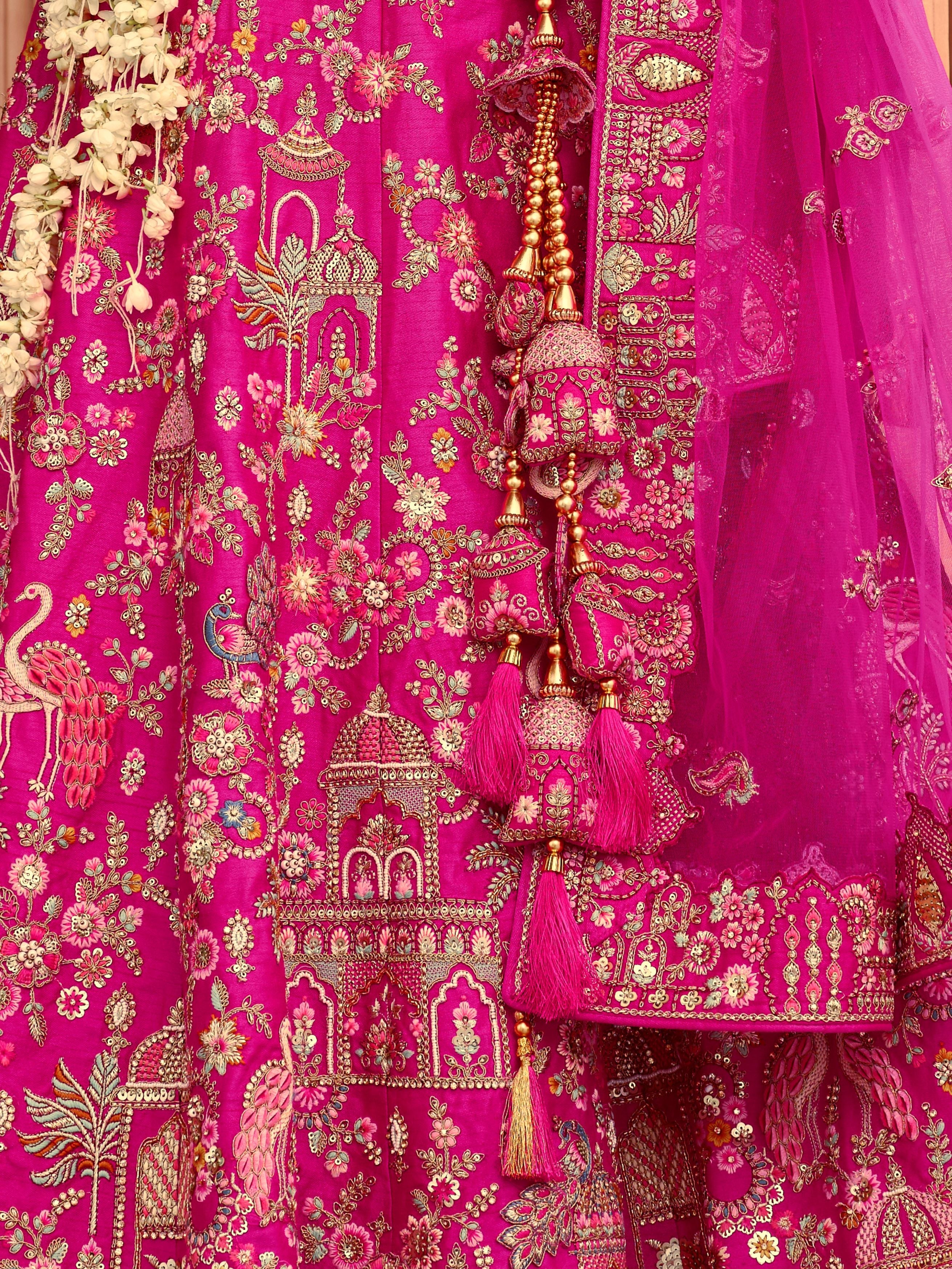 Royal Rani Embellished Premium Silk Lehenga Set