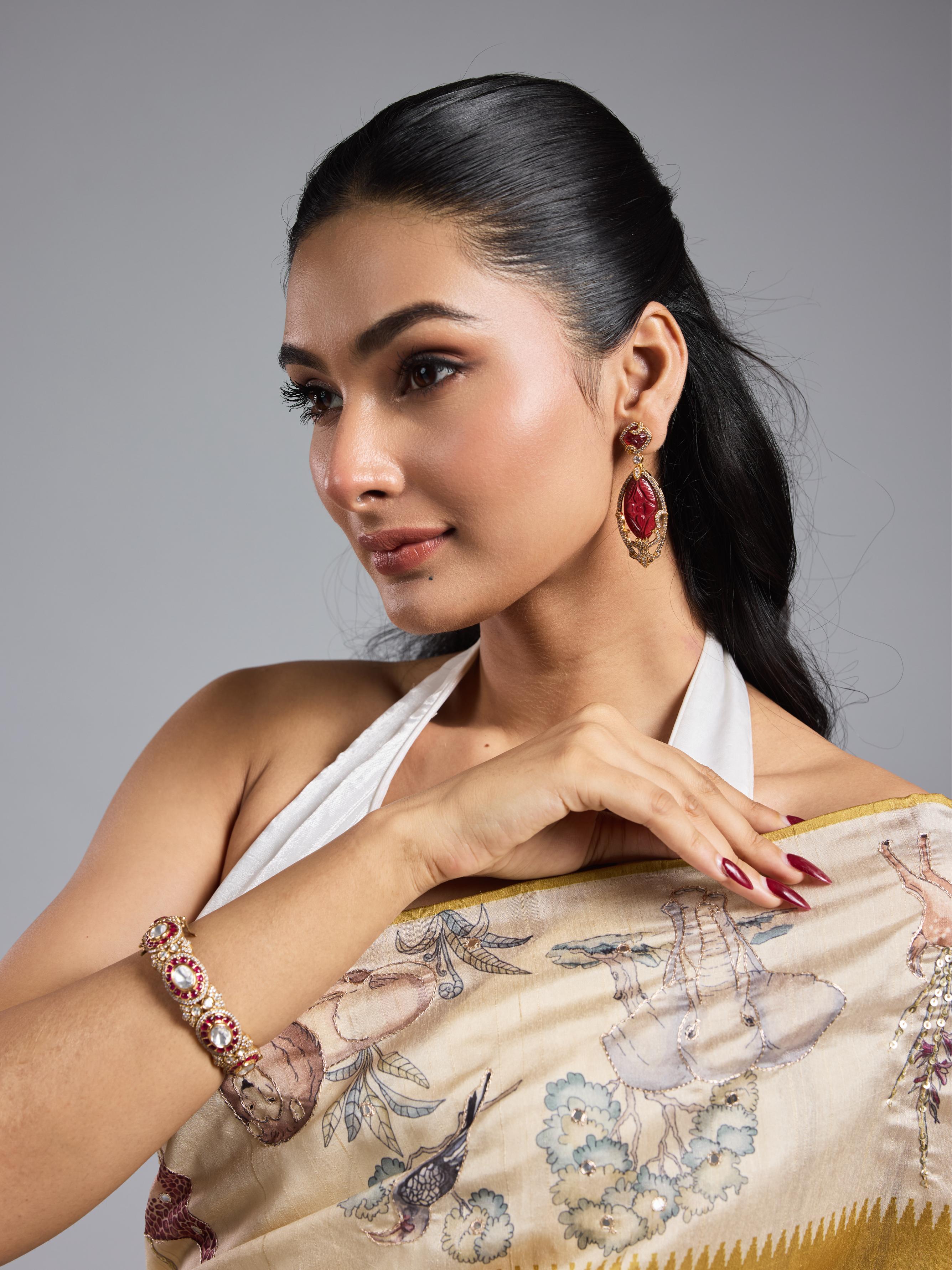 Golden Yellow Bhagalpuri Tussar Silk Saree