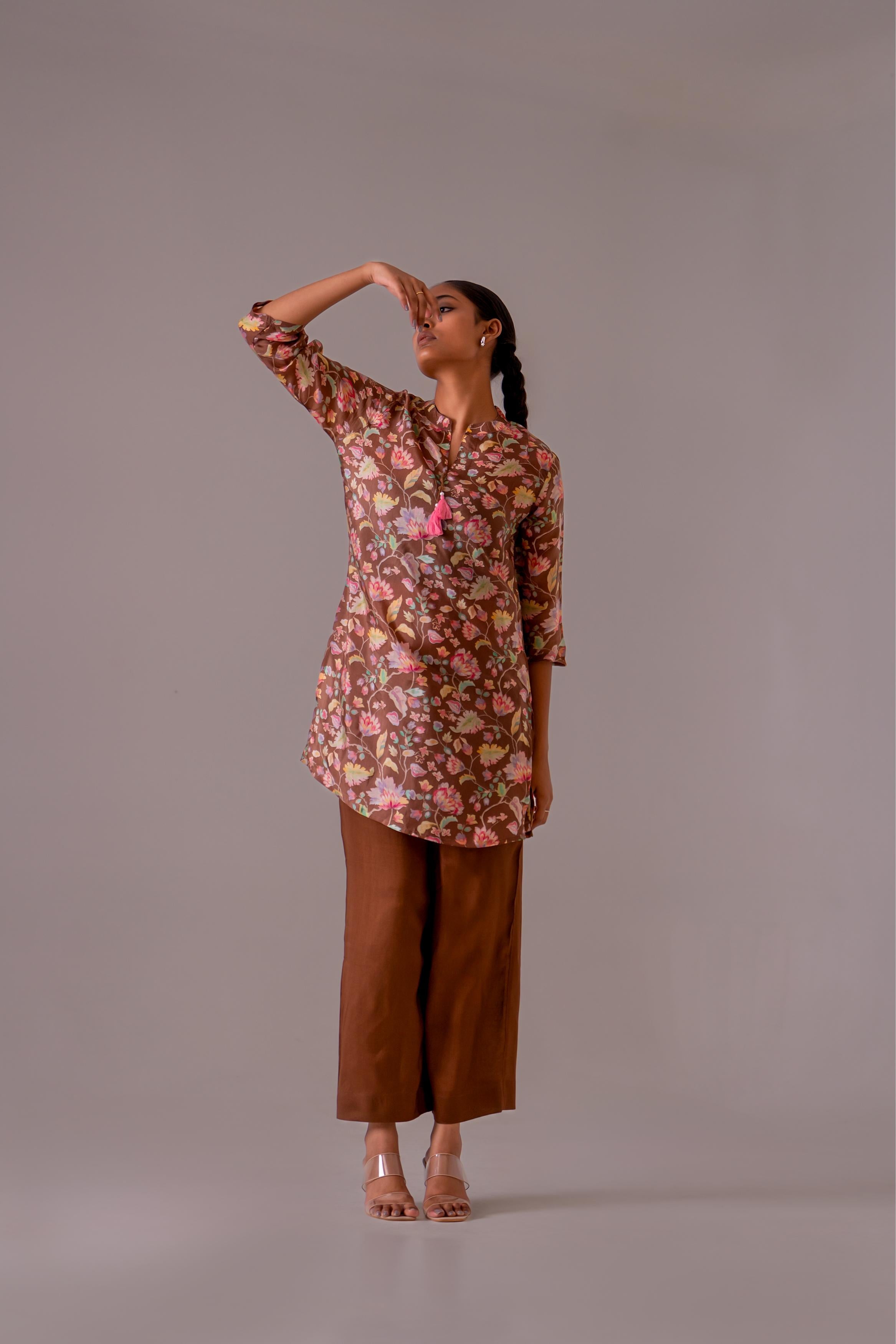 Earthy Floral Printed Co-Ord Set