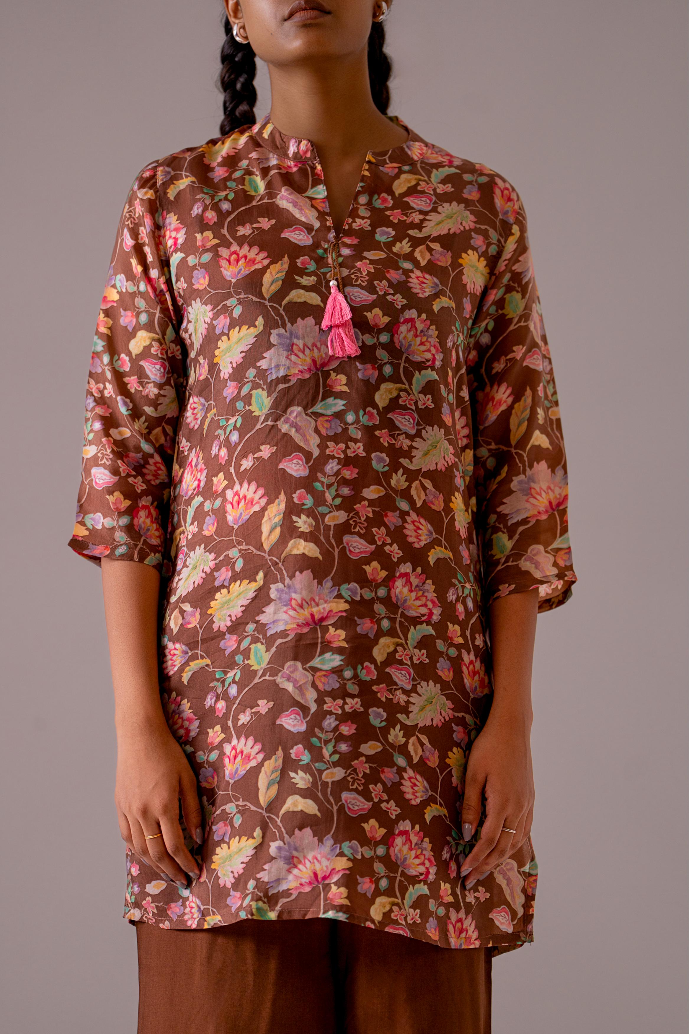 Earthy Floral Printed Co-Ord Set