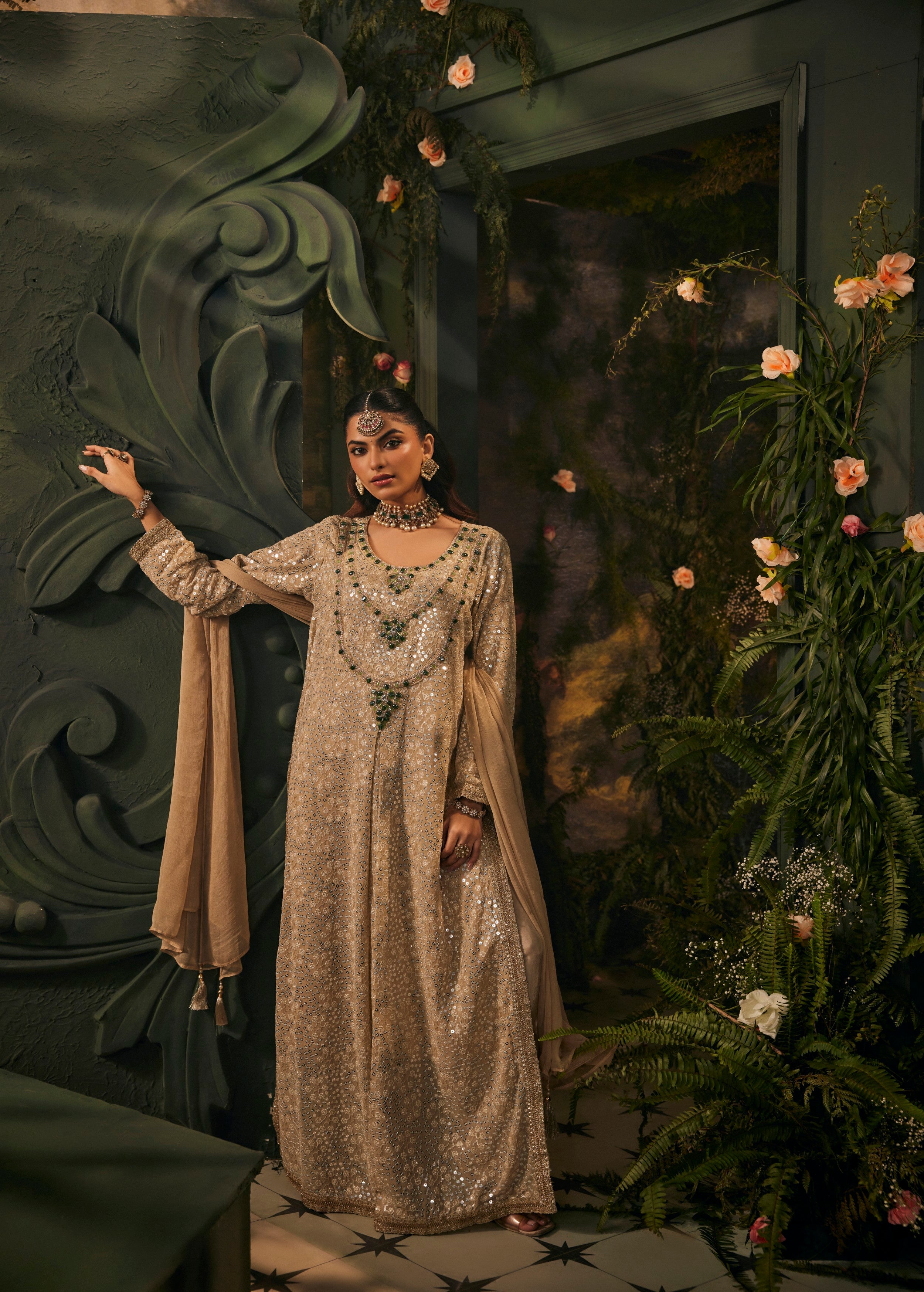 Noor-e-Mastani Embellished Anarkali Set