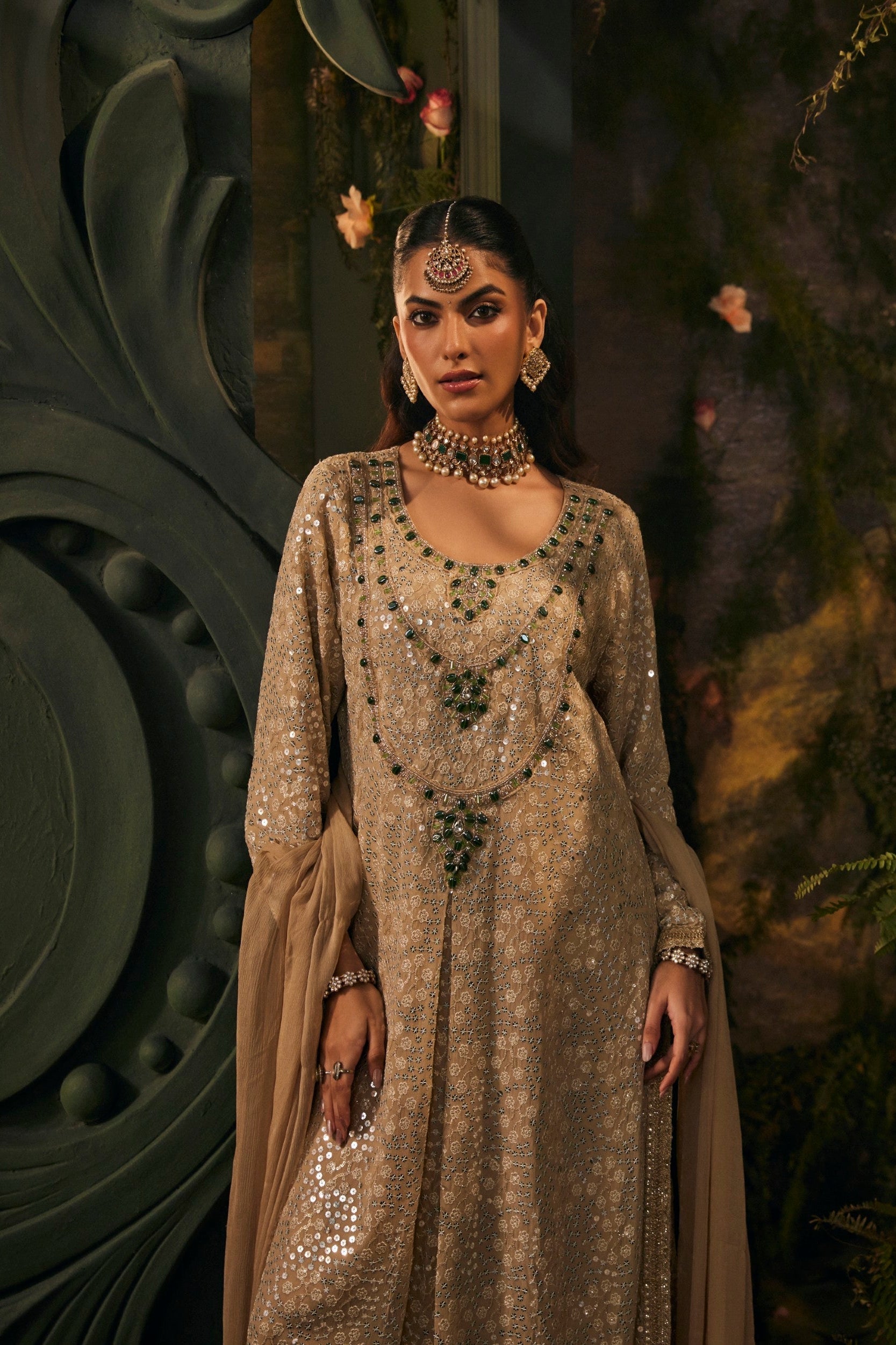 Noor-e-Mastani Embellished Anarkali Set