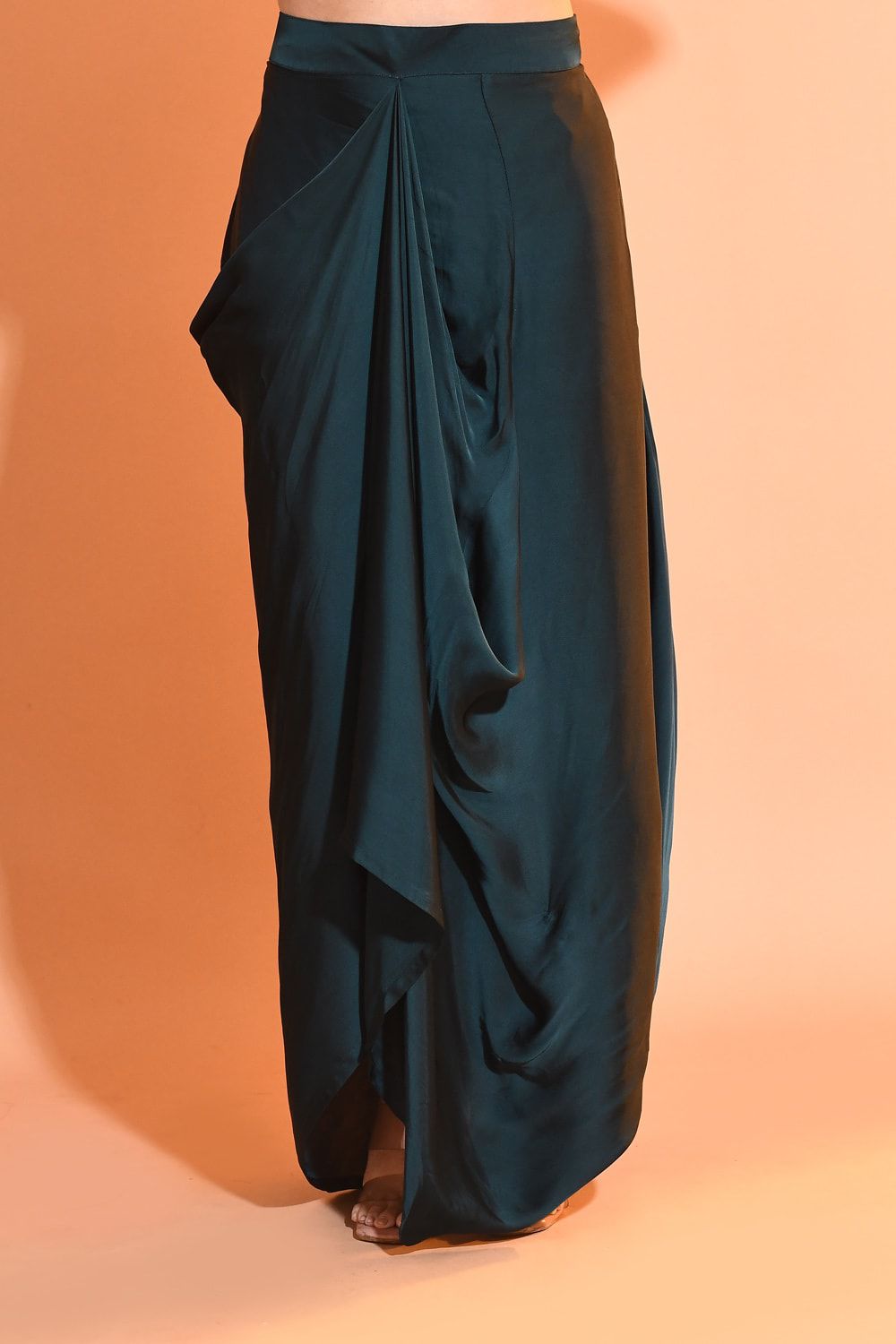 Emerald Embellished Premium Georgette Skirt Set