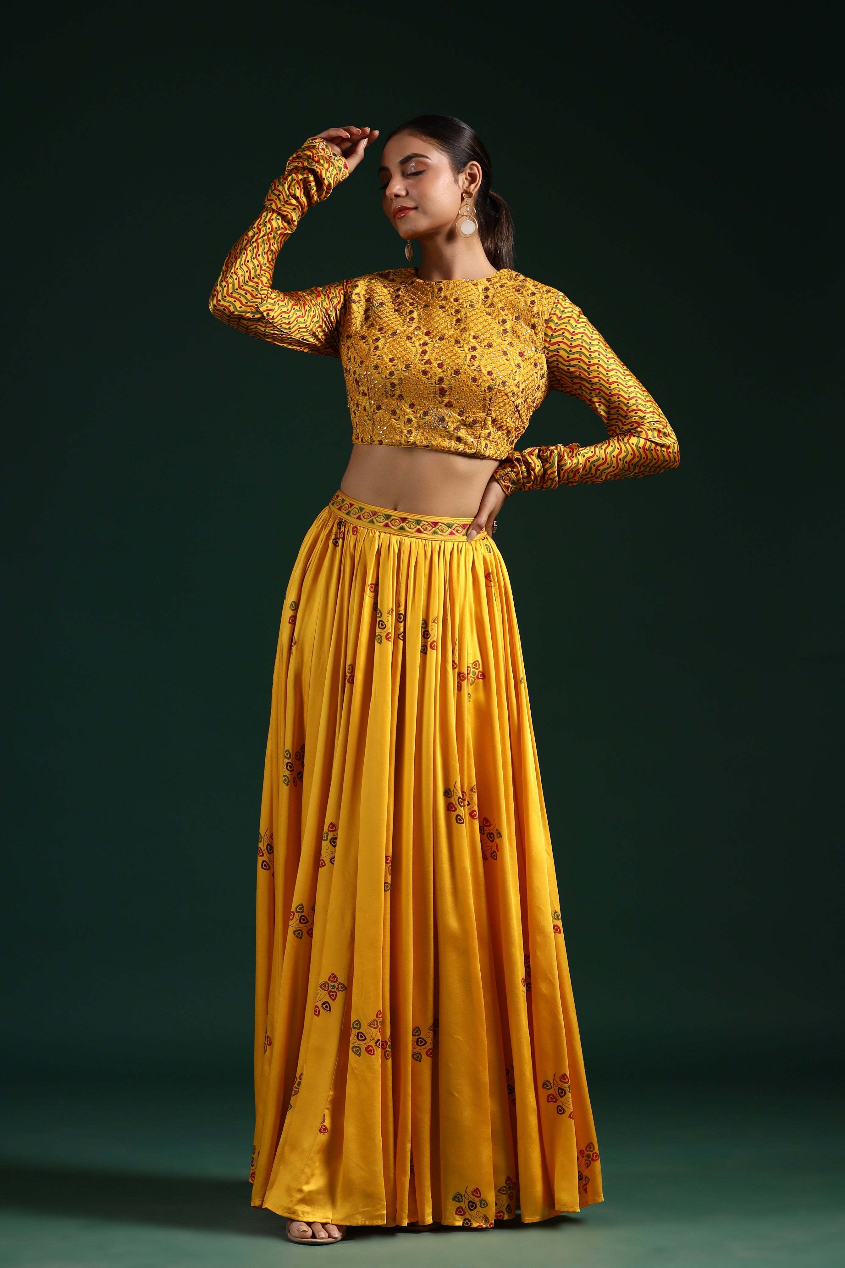 Tara Sutaria's Latest Bright Yellow Lehenga Can Be A Perfect Pick For Your  Next Wedding You Will Attend - HungryBoo | Indian designer outfits, Haldi  outfits, Lehenga designs